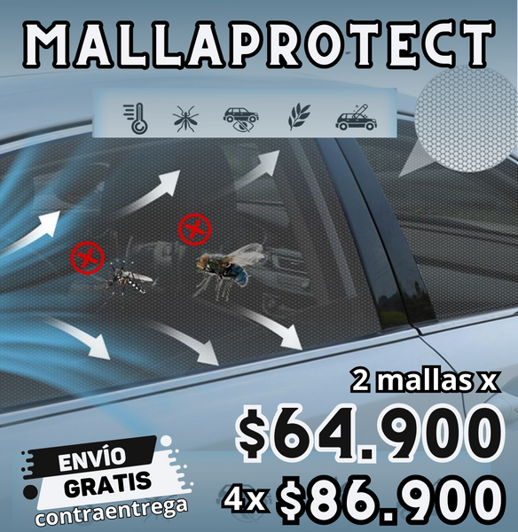 MallaProtect™ para ventanas de carros