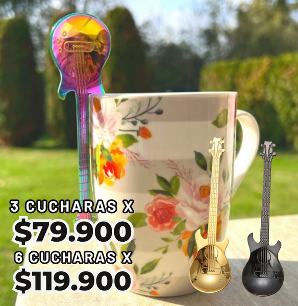 Cucharas Rockstar™️ Para tus bebidas rockeras