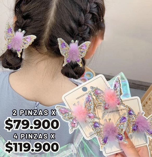 Pinzas BeautyFly™️ cada peinado será una fantasía