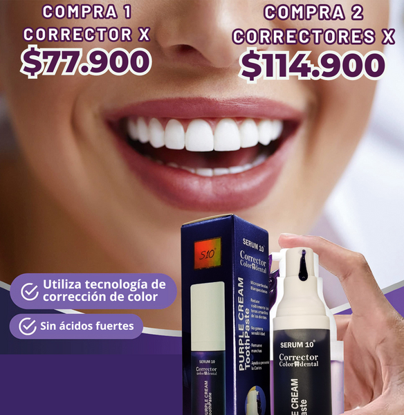 Corrector dental S10™️ tu paso seguro a una sonrisa radiante