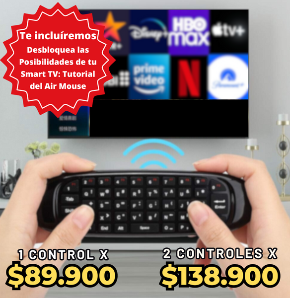 Control Air Mouse™️ Navega en tu TV mas rapido y eficiente