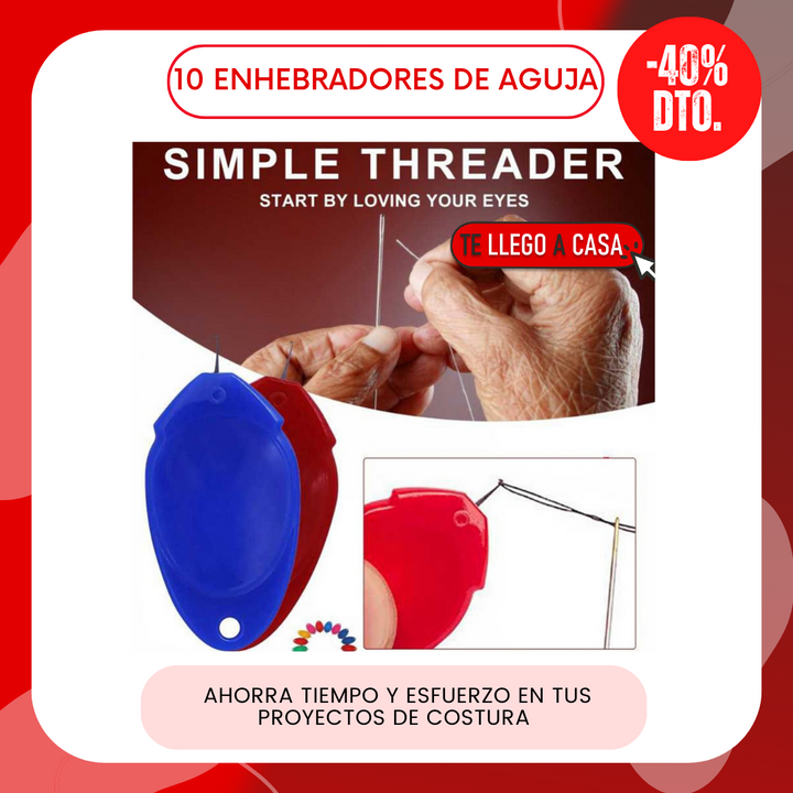 Enhebradores de aguja