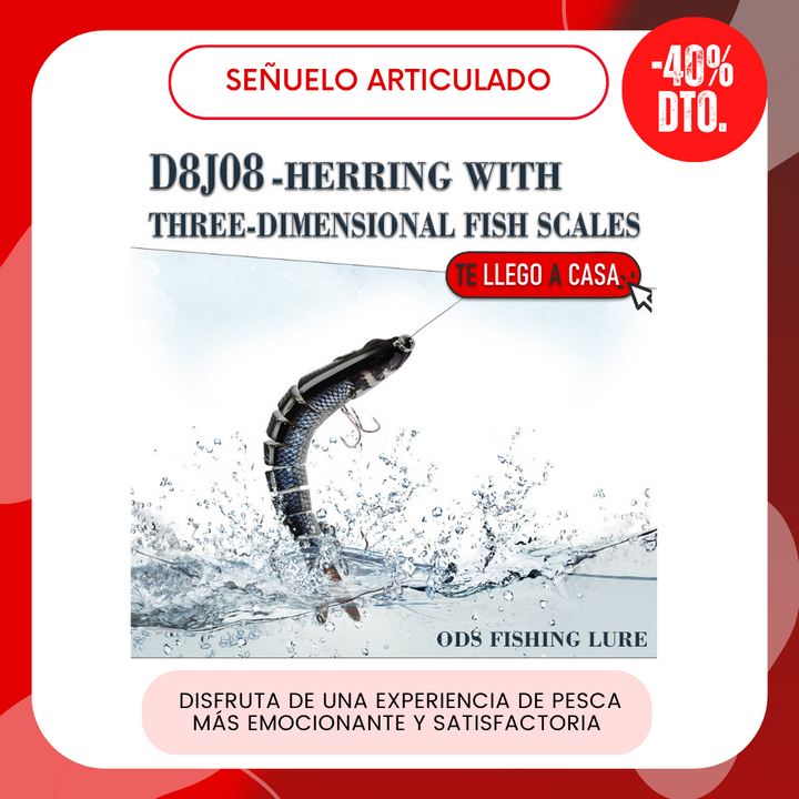Señuelo para pesca articulado