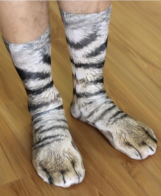 Calcetines con diseños de animales en 3D