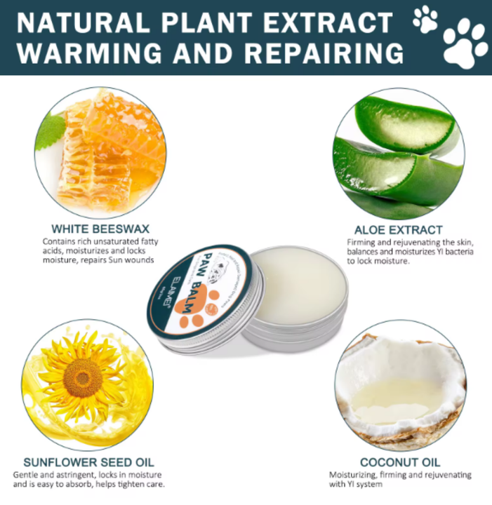 Natural Paw™ Bálsamo Reparador para las patitas de tu mascota