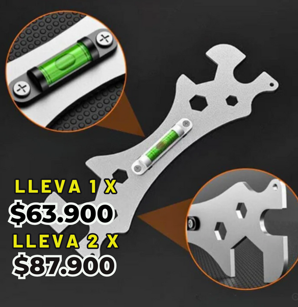 Multi tool ™ Llave Hexagonal Multiusos con Nivel