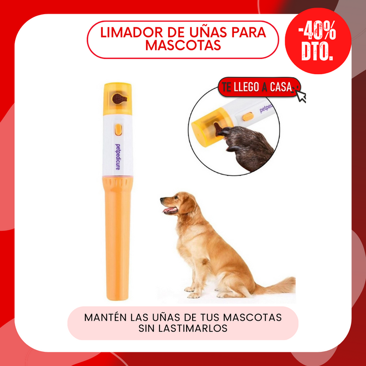 Limador de uñas para mascotas 40% OFF