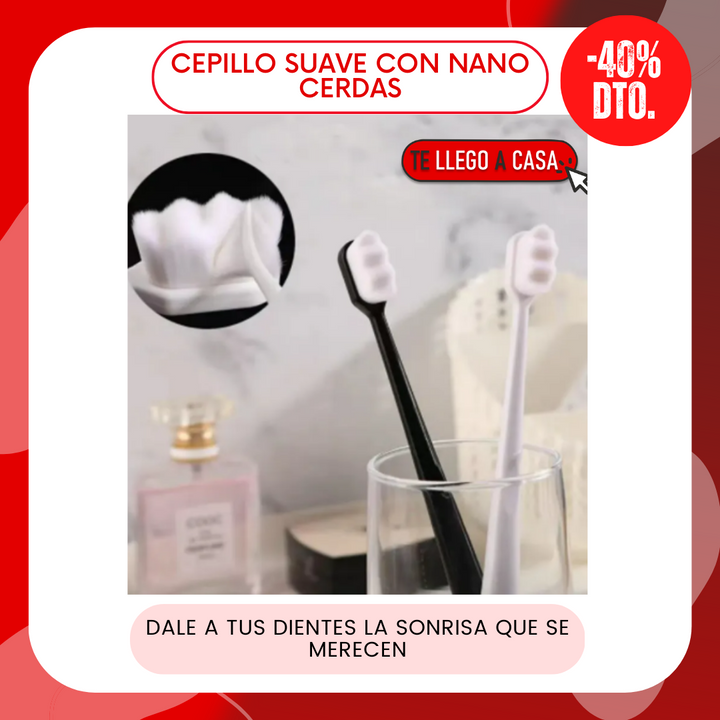 Cepillo suave de Nano Cerdas 40% OFF