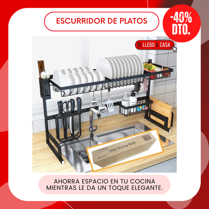 Escurridor de platos 40% OFF
