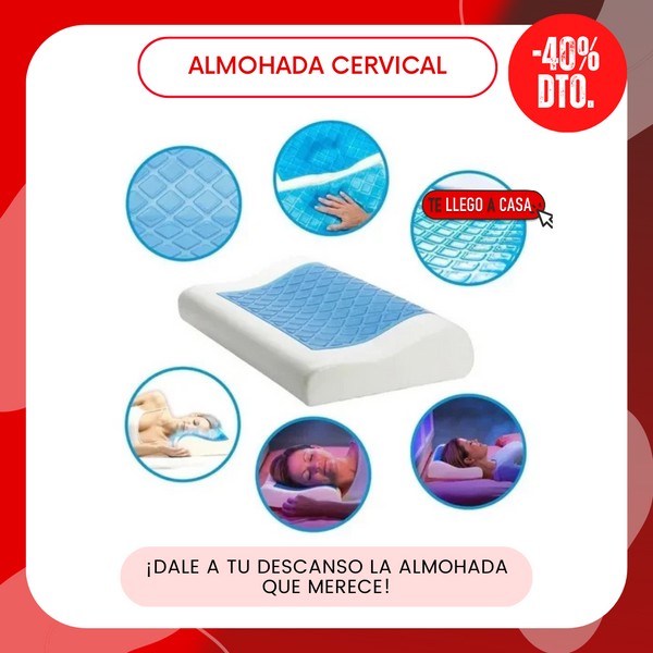 Almohada cervical 40% OFF
