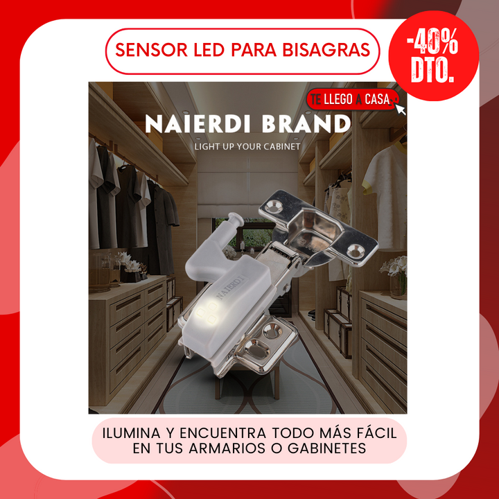 Sensor LED para Bisagras 40% OFF
