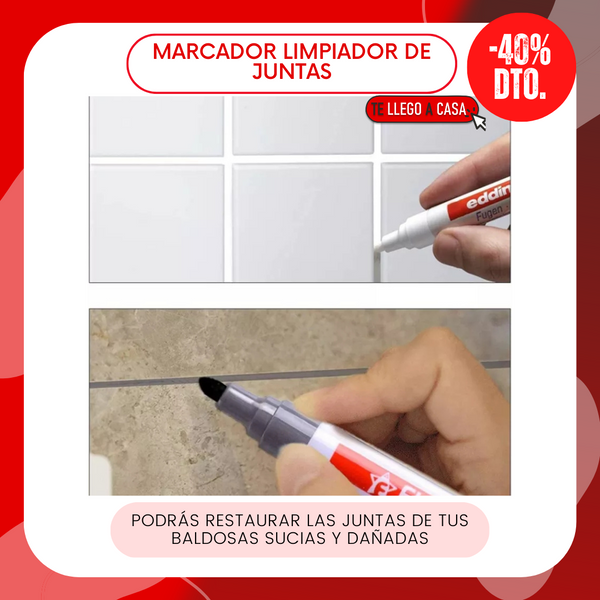 Marcador limpiador de juntas 40% OFF