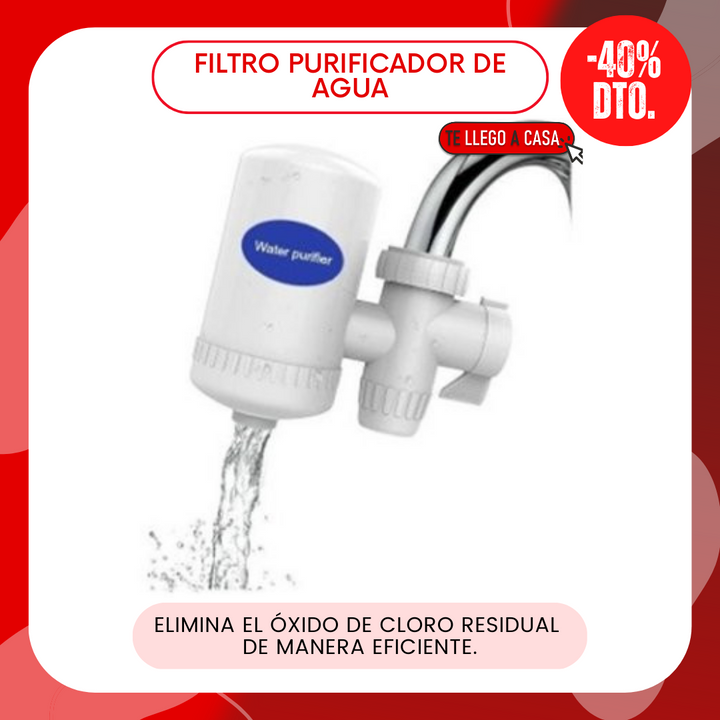 Filtro purificador de agua