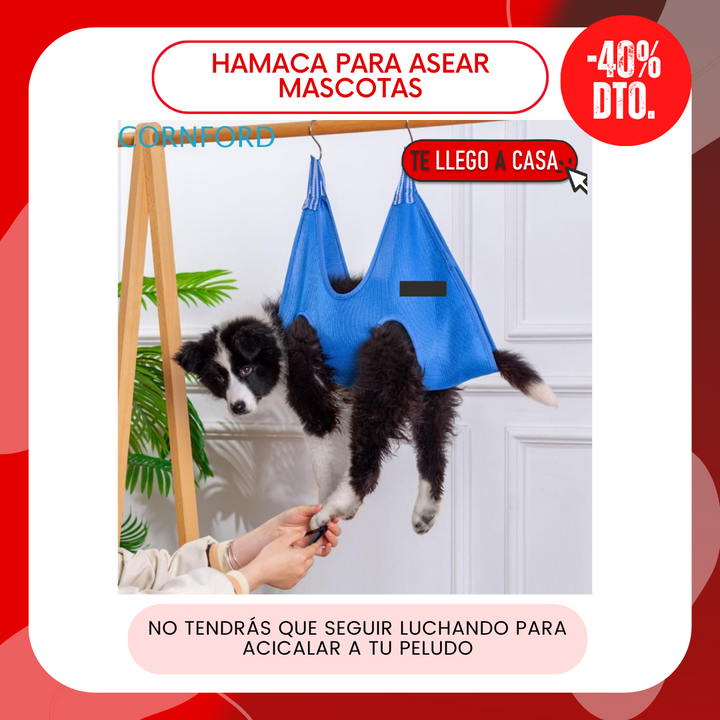 Hamaca para asear mascotas 40% OFF